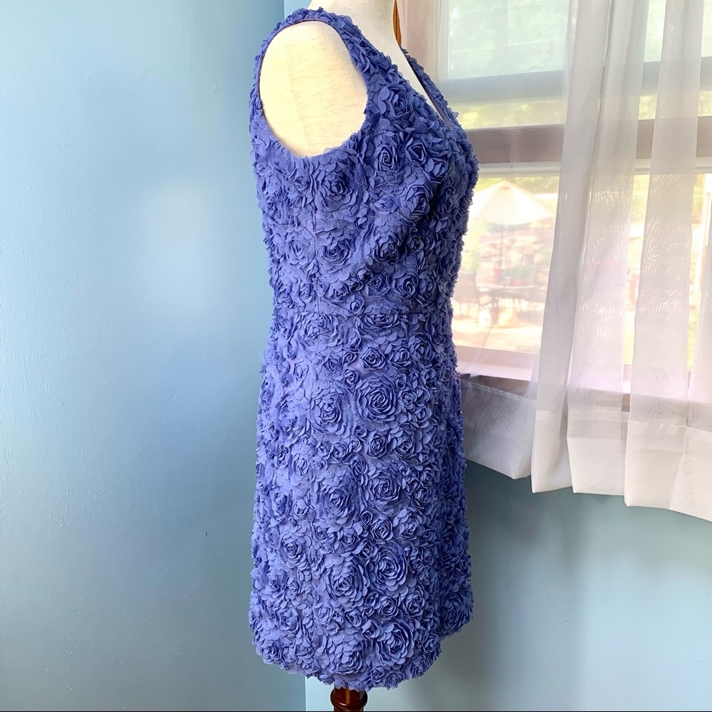 Cynthia Steffe Purple Tulle Rosette Dress - Picture 8 of 10